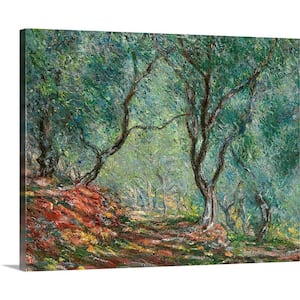 "Olive Trees in the Moreno Garden, 1884" by Claude Monet Canvas Wall Art