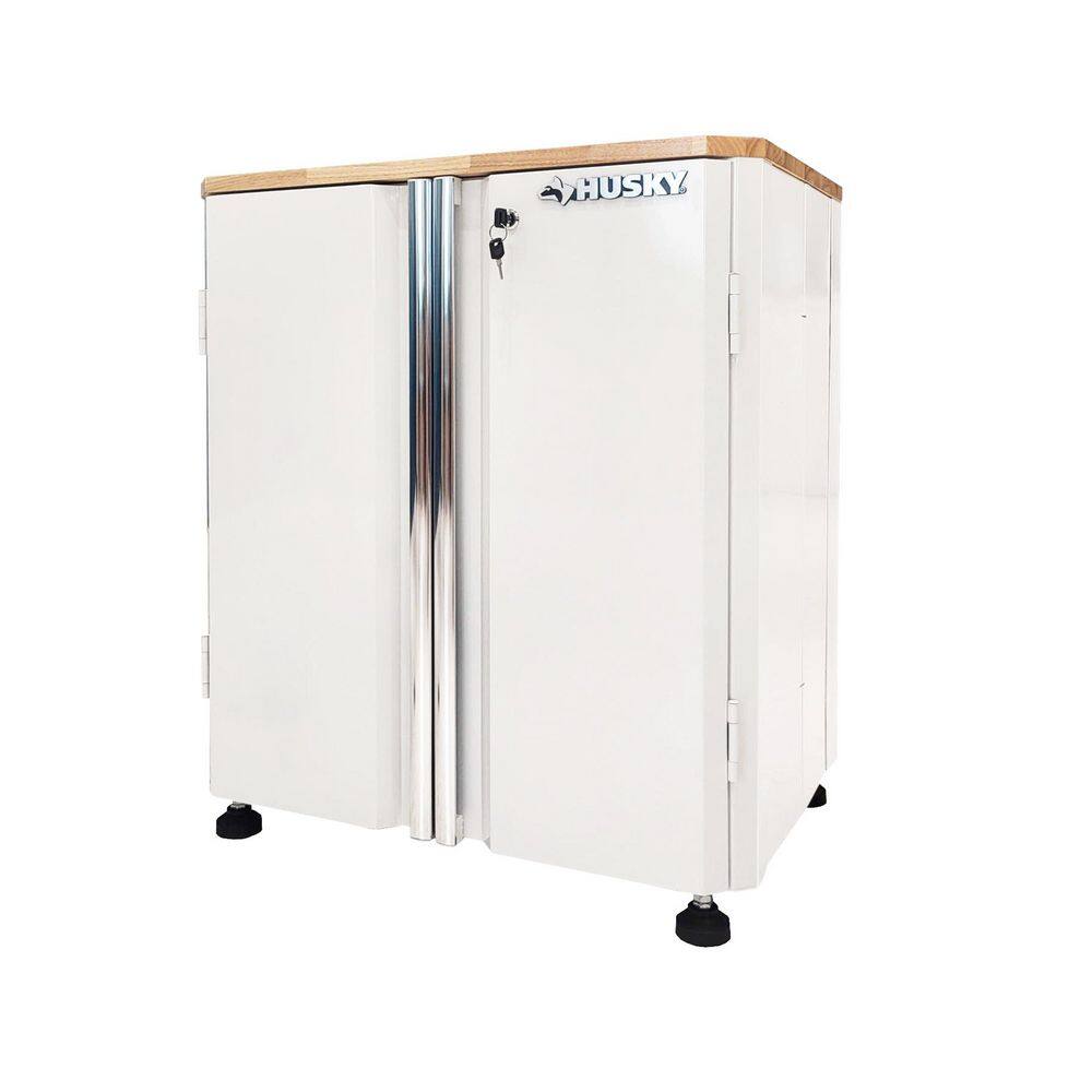 28 in. W x 33 in. H x 19 in.D Folding 22-Gauge Steel 1-Piece Garage Storage