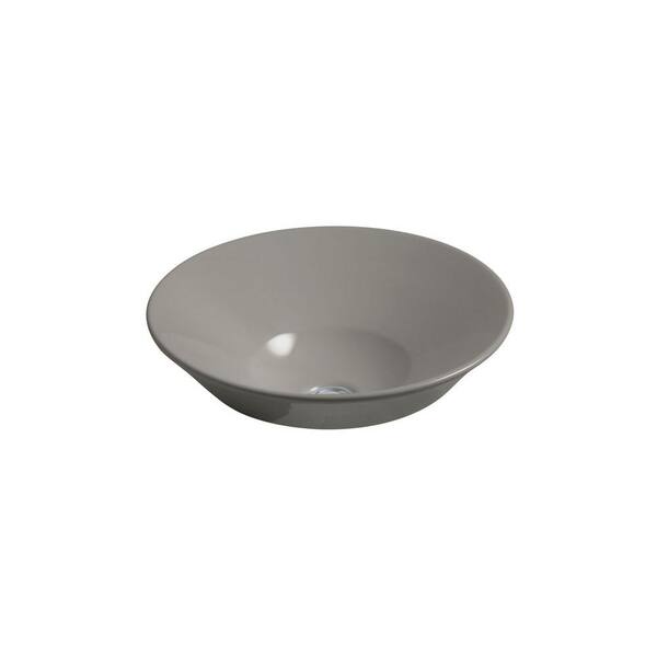 KOHLER Conical Bell Vitreous China Vessel Sink in Cashmere