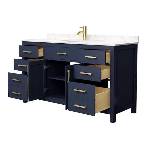 Wyndham Collection Beckett 60 in. W x 22 in. D Single Vanity