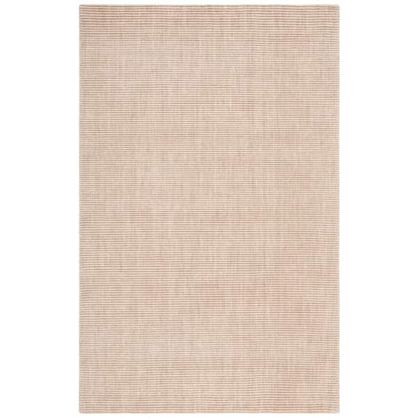 Himalaya 3 ft. x 5 ft. Beige Crosshatch High-Low Area Rug