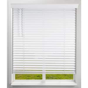x52" Real Wood Blind Springs Window Fashions 2" wide custom new 30" L to R 