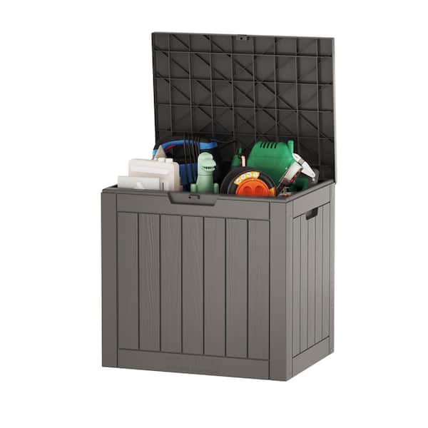 Unbranded 31 Gal. Grey Resin Deck Box