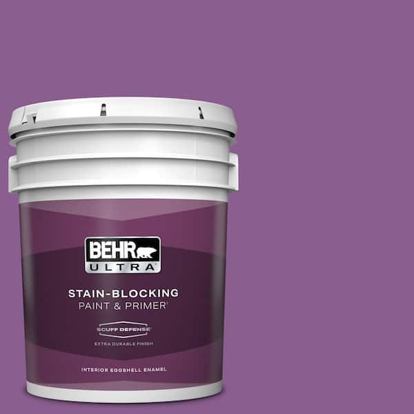 BEHR ULTRA 5 gal. #P100-6 Chakra Extra Durable Eggshell Enamel Interior Paint & Primer