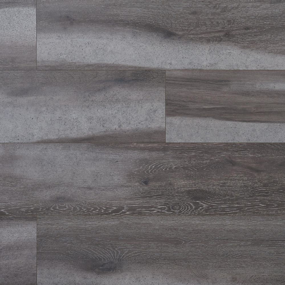 Urbana Charcoal Gray 12 in. x 48 in. x 20 MIL Rigid Core Click Luxury Vinyl Tile Floor Tile (24 sq. ft./Case) price history on PriceWatchPro