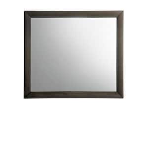 39 in. W x 35 in. H Composite Gray Dresser Mirror