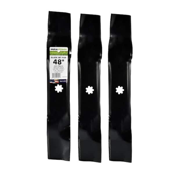 MaxPower 3 Blade Set of 3-N-1 Blades for Many 48 in. Cut John