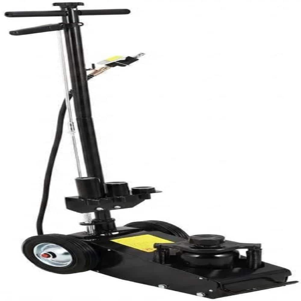 "Black Hydraulic 22-Ton(44,000 LBS) Low Profile Floor Jack with 4 Adapters, Adjustable 46"" Handle & Rubber Wheels" price history on PriceWatchPro