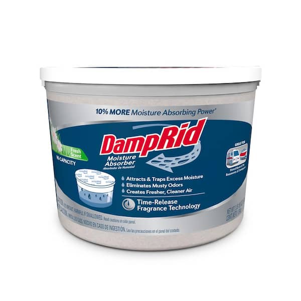 DampRid 2 lb. 15.5 oz. Hi-Capacity Moisture Absorber Bucket, Fresh Scent
