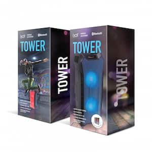 Tower LED Light Up Bluetooth Speaker