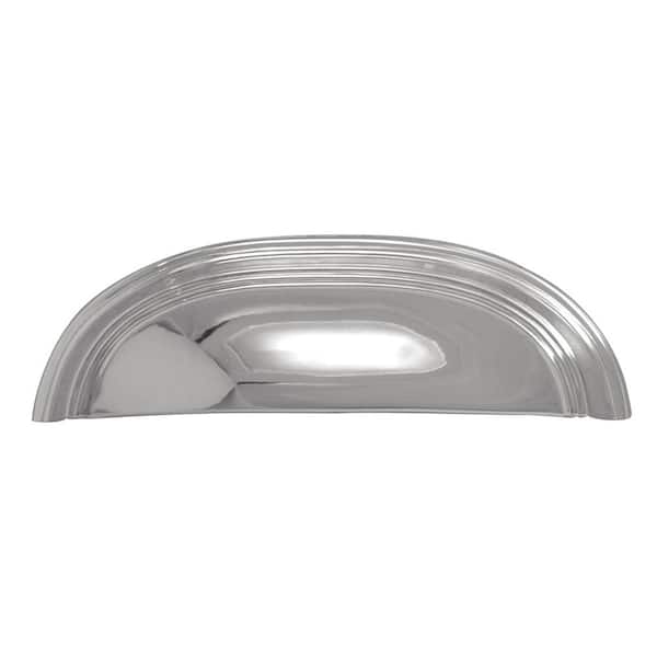 HICKORY HARDWARE American Diner 3 in. Center-to-Center Chrome Cup Pull