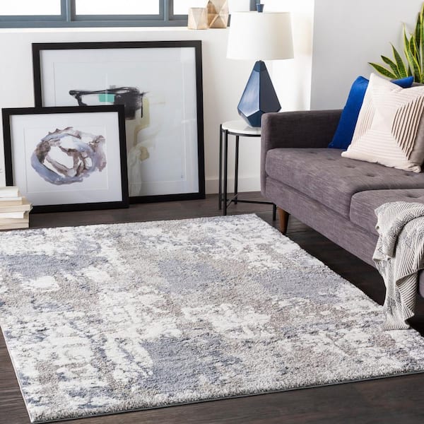 Ariana Denim 9 ft. x 12 ft. 3 in. Abstract Area Rug
