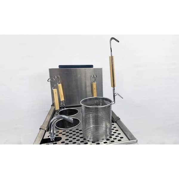 Cooler Depot NSF Commercial 44 qt. 4 Holes Commercial Pasta Noodle