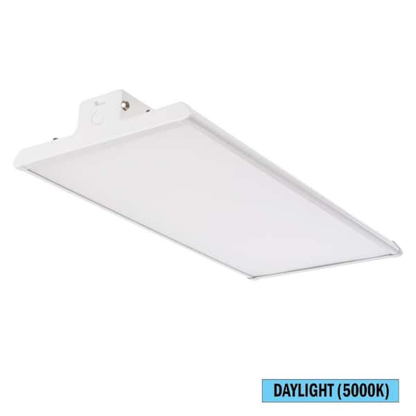 2.5 ft. 1000-Watt Equivalent Linear Integrated LED White High Bay Light 30,000 Lumens Daylight 5000K 120-277V Dimmable