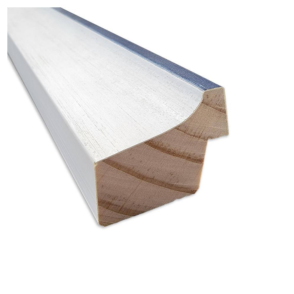 11x14 White and Blue Wood Wall Picture Frame