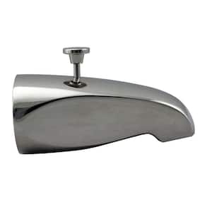 5-1/2 in. Brass Rear Diverter Tub Spout in Polished Chrome