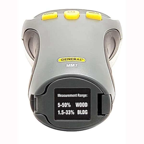 General Tools Pin Type Digital Moisture Meter for Water Damage and Mold  Prevention MM7 - The Home Depot