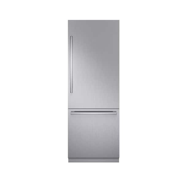 Benchmark Series 30 in. W 16 cu. ft. Built-In Smart Bottom Freezer Refrigerator in Stainless Steel