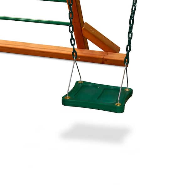 Swing-N-Slide Stand-up Swing Ne 5041 Playset Green Coated 78” Chain 14x14 Base for sale online