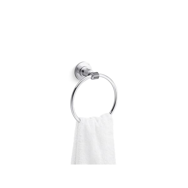 Torrington Wall Mounted Towel Ring in Polished Chrome