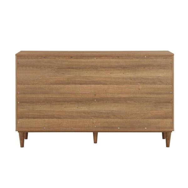 Siegel 6 best sale drawer dresser walnut