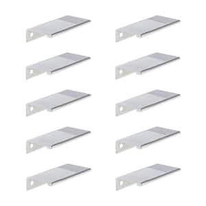 2 in. (51 mm.) Center-to-Center Chrome Contemporary Edge Drawer Pull (10-Pack)