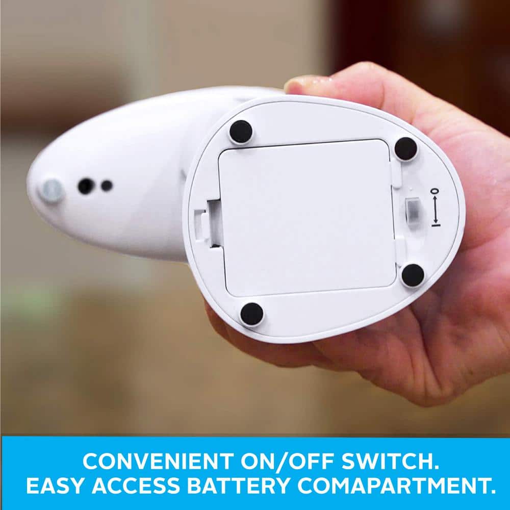 Automatic White and Silver Touch-Free Soap Dispenser