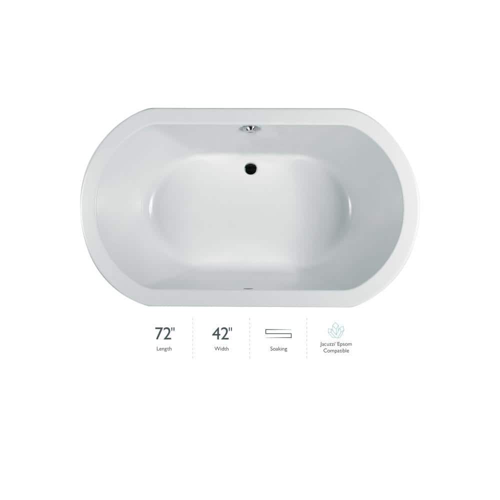 Anza™ 72" x 42" Drop in Soaking Bathtub