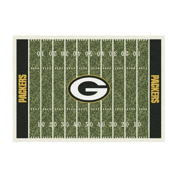 GREEN BAY PACKERS 6X8 HOMEFIELD RUG