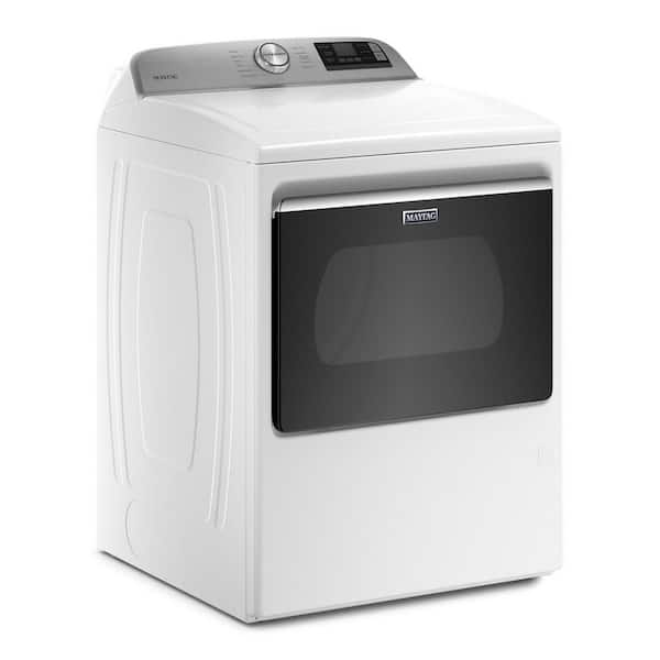 Maytag 7.4 cu. ft. 120-Volt Smart Capable White Gas Dryer with