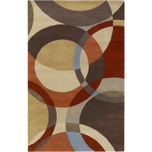 Livabliss Seletar Brown 6 ft. x 9 ft. Area Rug