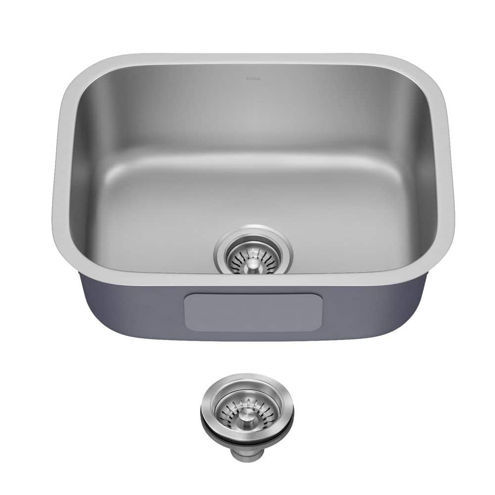 Premier Undermount Stainless Steel 23 in. Rectangular Single Bowl Kitchen Sink price history on PriceWatchPro