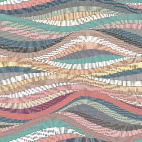 RoomMates 28.29 sq. ft. Mosaic Waves Peel and Stick Wallpaper