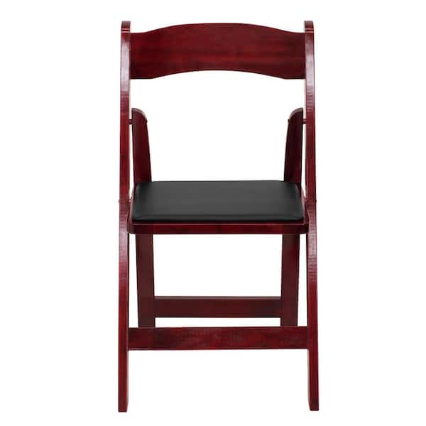 Carnegy Avenue Mahogany Wood Folding Chair (4-Pack)