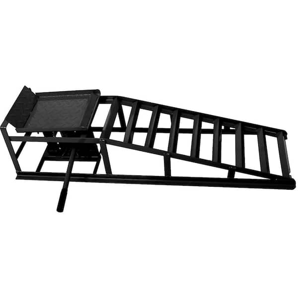 Auto Car Truck Service Ramps Lifts, Garage Car Lift Hydraulic Ramps 5 Ton, Automotive Hydraulic Lift, Black(2-Pack)