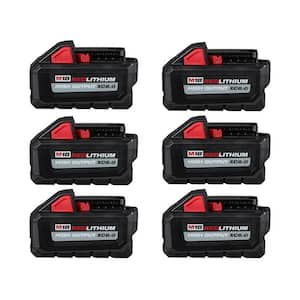 M18 18-Volt Lithium-Ion High Output Battery Pack 6.0Ah (6-Pack)