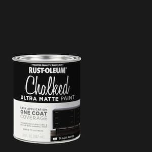 30 oz. Chalked Black Abyss Ultra Matte Interior Paint (Case of 2)