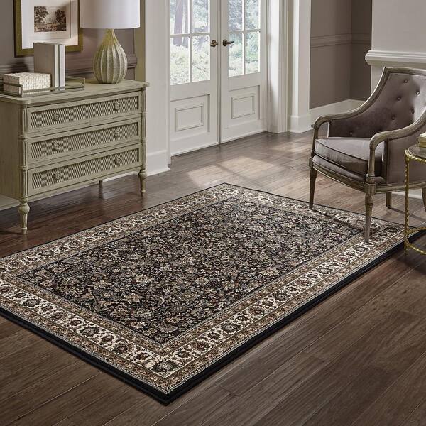 Westminster Black 8 ft. x 11 ft. Area Rug