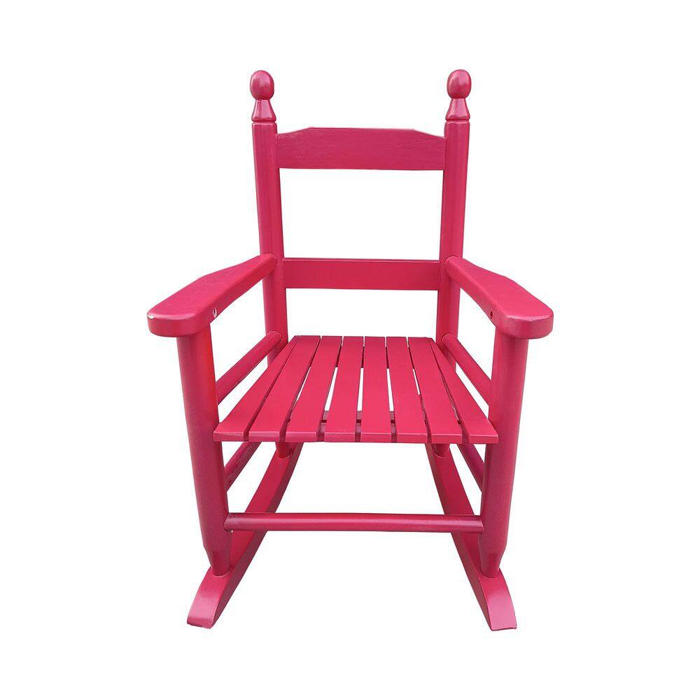TIRAMISUBEST Blush Pink Plastic Outdoor Rocking Chair JMXS000377 - The ...