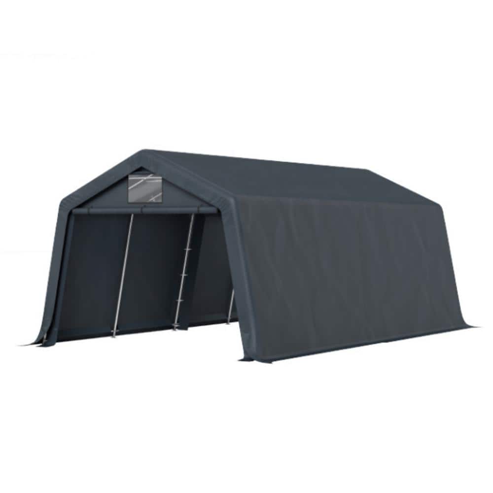 PHI VILLA 13 ft. x 22 ft. x 9.6 ft. HeavyDuty Portable Garage with