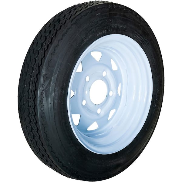 2PCS 4.80-12 4.80x12 480-12 Trailer Tires and 12 Rims 6-Ply Load Range C 4 Lug