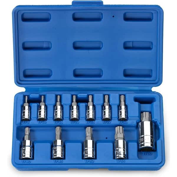 1/4 in. 3/8 in. and 1/2 in. Drive Torx Plus Bit Socket Set (12-Piece)