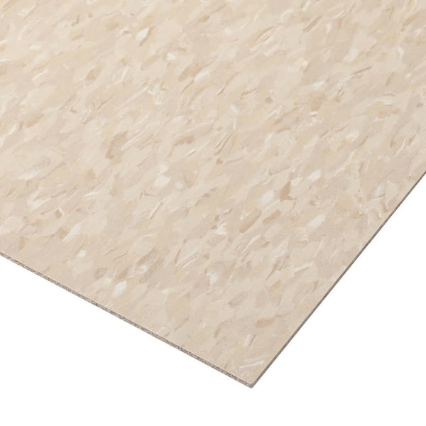 Armstrong Civic Square VCT 12 in. x 12 in. Stone Tan Commercial Vinyl Tile (45 sq. ft. / case)