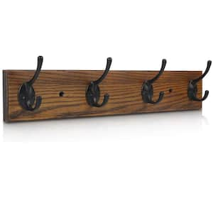 Cubilan 17 in. W x 4.5 in. D Decorative Wall Shelf, Coat Rack Wall ...