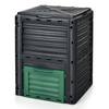 ANGELES HOME Black PP 80 Gal. (300L) Large Garden Outdoor Compost Bin ...