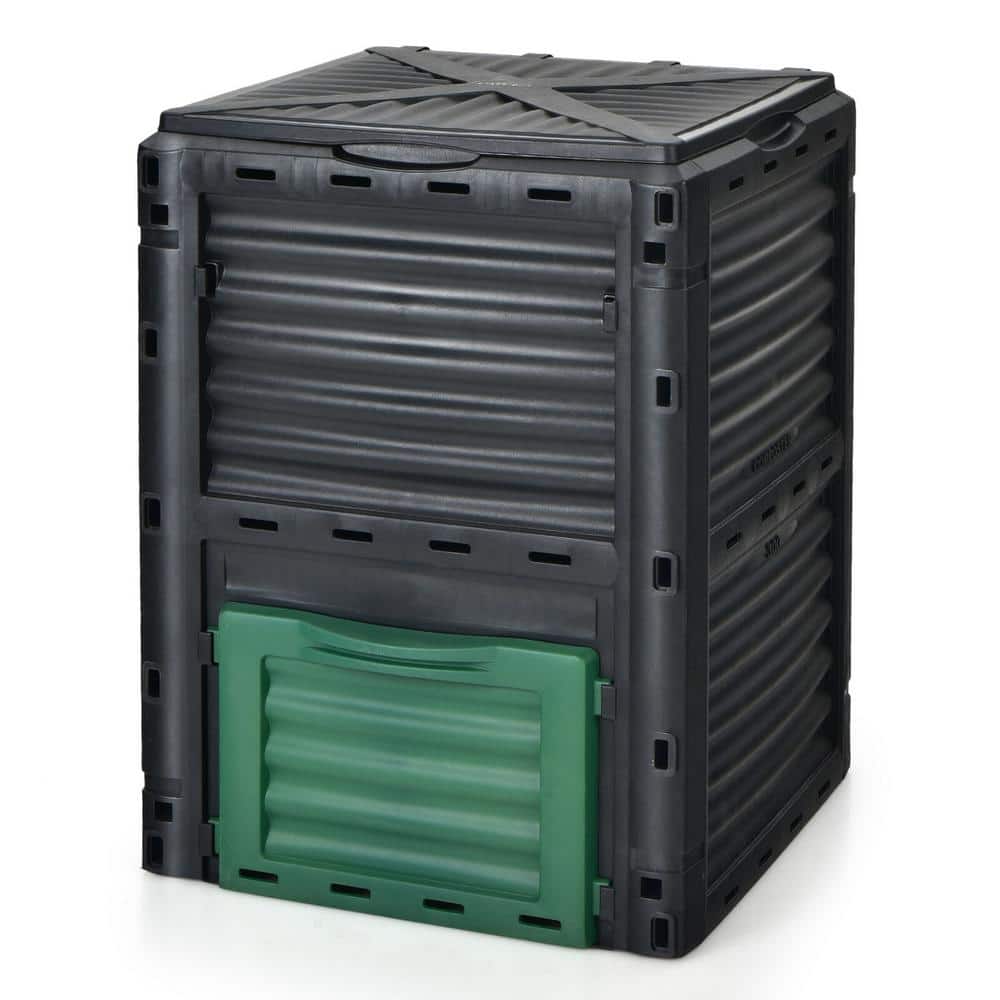 EJWOX Large Garden Compost Bin , 80 Gallon(300 L), Easy Assembling, Large  Capacity 