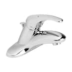 Symmetrix 4 in. Centerset 2-Handle Bathroom Faucet with Pop-Up Drain Assembly in Chrome