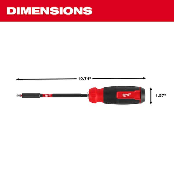 Milwaukee - 14-in-1 Multi-Bit Screwdriver with SHOCKWAVE Impact Duty Bits
