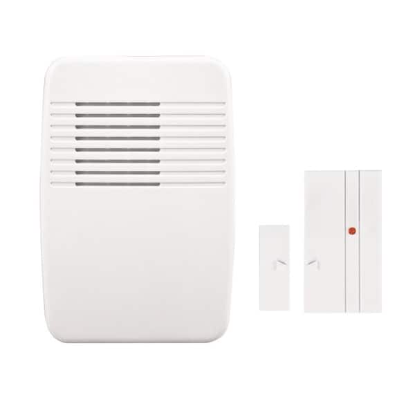 Heath Zenith Wireless Plug-In Doorbell Chime with Sensor, White
