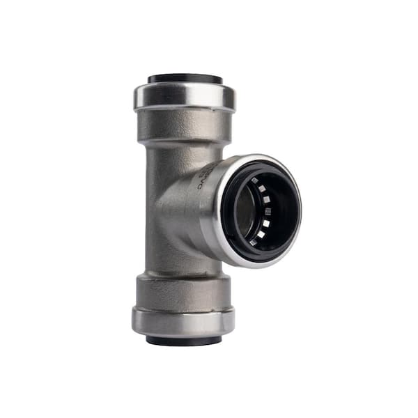 QUICKFITTING 3/4 in. Stainless Steel Push-to-Connect Tee Fitting